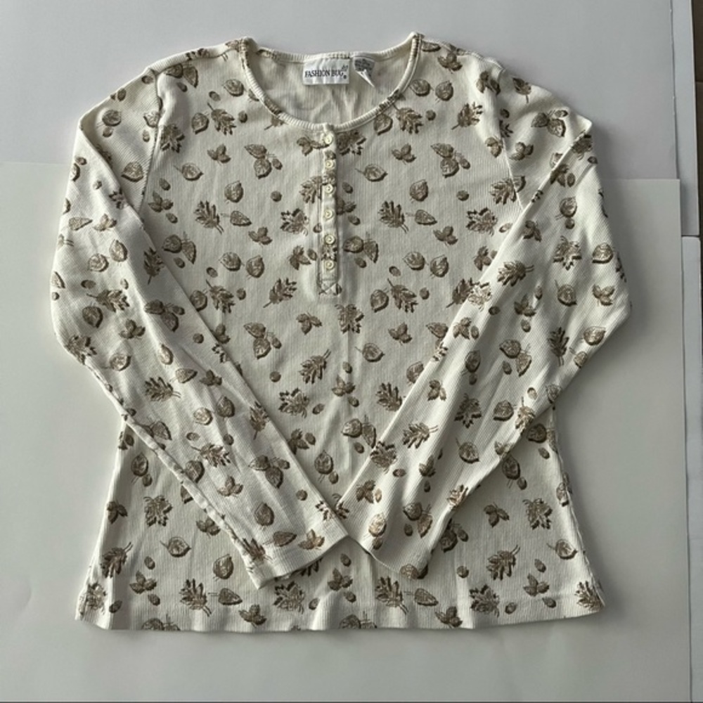 Fashion Bug Fall Leaf Henley